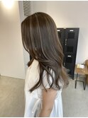 チャコールベージュハイライト