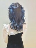 ライブヘアセット //  リボン × ツインテール × ハーフアップ