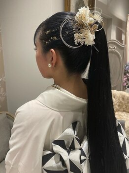 フェリーチェ(Felice)の写真/【表参道/青山】《ヘアセット+振袖着付け¥15000》早朝受付可/本格着付け＆セットで一目置かれる可愛さに♪