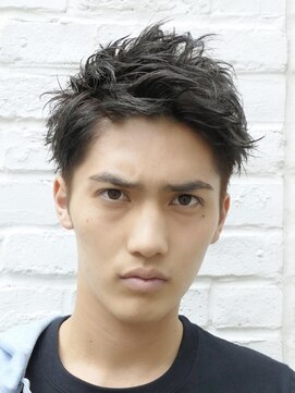 ラヴィズムバイフィフス(LUVISM by fifth) ビジネスショートメンズマッシュツイストパーマツーブロック