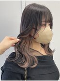結んで隠せるイヤリングなカラー！