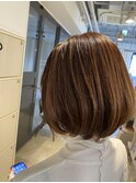 丸みショートボブ 原明日香