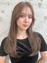 プアメリア 名古屋(Puamelia)&nbsp;トリートメント ブリーチなしダブルカラー 前髪縮毛矯正