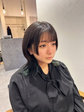 ノア(noah.) 姫カットウルフ/青のインナー