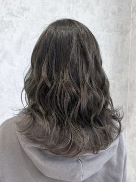 デミヘアー(Demi hair) グレージュカラー×MIX巻き