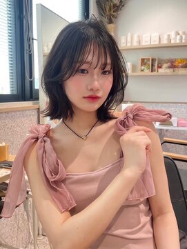 ゼスト 中野店(ZEST) 【ZEST中野】ぷっつりボブに顔まわりレイヤー♪