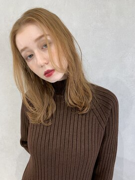 ラグナ(LAGUNA) ラフなミディアム×ベージュ