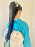 ロングポニー