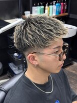 メンズジョイ マツエ(men's joy MATSUE)&nbsp;ブリーチメッシュ（松江/出雲/メンズカラー/ブリーチ）