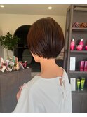 全年代から支持◎丸み感ショートボブ