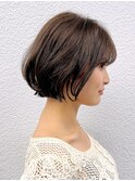 ボブ　グラデーションボブ　大人ヘア　広尾　恵比寿　30代　40代