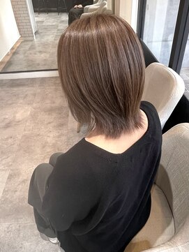 ナンバー ジルバ 立川(N° jillva) 韓国顔まわりレイヤーカット髪質改善透明感カラー20代30代40代