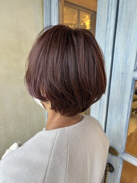 エイミーバイアフロート(amie  by afloat) 大人かわいい☆ピンクショートスタイル