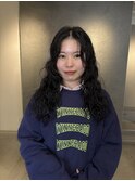 ロングパーマ