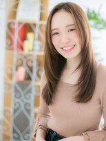 プリモア サロン ハナレ 綾瀬(primoA salon HANARE) 綾瀬/髪質改善/バニラベージュ×美髪内巻きレイヤーロングk
