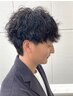 【岡魁指名限定】メンズカット＋ダメージレスパーマ【目白/メンズ】