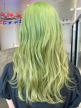 デート 原宿(DATE) ホワイトピンクページュ【ダブルカラー ブリーチ】