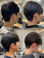サイン メンズ 表参道(SIGN men's) フェザーパーマダウンパーマニュアンスパーマセンターパート