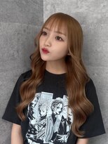 ルイス(L'wis)&nbsp;ねおちゃん/ハイトーンカラー/ミルクティーベージュ/20代/渋谷