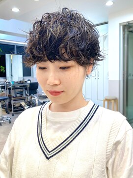 グラフ 日本橋(GRAFF) マッシュショートパーマ/おしゃれ/馬喰横山/日本橋