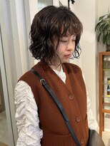 ハク アトリエ(HaKU atelier)&nbsp;ボブパーマ/重めボブ/ウェーブパーマ/前髪パーマ