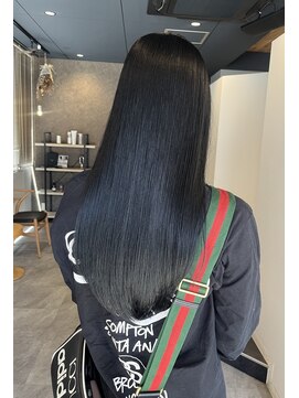 ハウ(How) ツヤブルーブラック