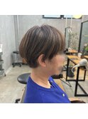 白髪ぼかしハイライト