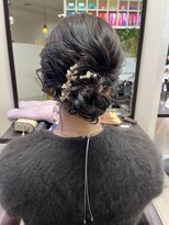 コレットヘア(Colette hair)&nbsp;【ISHIKAWA】お呼ばれヘア／ルーズシニヨン／参列