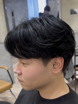 レイズ 名古屋駅(RAYS) 毛流れニュアンスパーマナチュラルセンターパート h