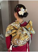 成人式振袖着付けヘアセットヘアメイク