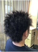 ツイストスパイラルパーマアップバング 【hairparkMAMBO 豊田】