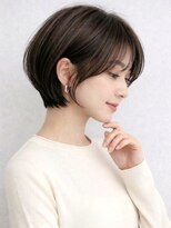 テト(teto)&nbsp;30代40代小顔ひし形ショート×艶ブラウン