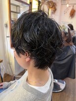 ロウスリー(Lowsly)&nbsp;ゆるふわショートパーマ　丸みショートボブパーマ20代30代40代