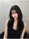 レイヤーカット/ダークトーンカラー/髪質改善トリートメント