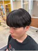 MEN'S/リバースセンターパート/ニュアンスパーマ/南堀江