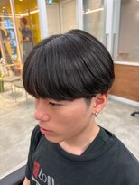 ルースト 南堀江店(ROOST) MEN'S/リバースセンターパート/ニュアンスパーマ/南堀江