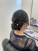 クロス ツー(COROSS2)&nbsp;ヘアセット/ゆるふわ/上品/大人かわいい/金箔/お呼ばれセット