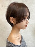 前髪長めショート