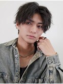 メンズカット×ツイストスパイラル×センターパート