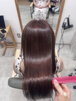 ホロ(holo-) 艶髪レッドバイオレット40代50代
