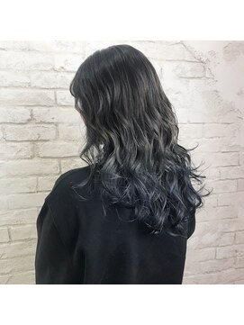 プライズ アイリス 池袋東口店(prize Iris) ブルーグラデーション/ダブルカラーグレージュ　池袋東口HARUKA