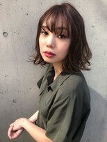 ラノバイヘアー(Lano by HAIR) 【Lano by HAIR】関亜梨佐 黒髪暗髪アッシュ小顔ミディアム