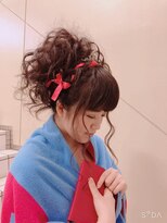 ヘアメイク ジェイエム&nbsp;ふわふわアップ リボン