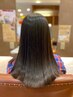 【髪質改善】カット+キレイ髪カラー+プレミアム補修　¥19100→¥14960