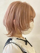 ユーフォリア 銀座(Euphoria)&nbsp;ウルフ/ウルフカット/ボブウルフ/ミルクティーピンク担当岩崎