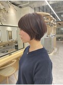 ウォームブラウン くびれショート