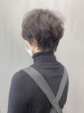 ラポールヘアー(rapport hair) パーマ風 大人ショート＊