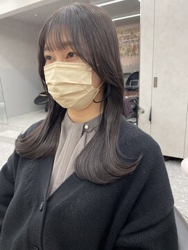 ロンド マーレ 天神大名店(Lond mare) イメチェン/チェリーブラウン/フェミニン/ダークアッシュ/束感