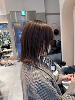 ガリカ 横浜(Gallica) 【後藤嵩広】お洒落束感ブラウンベージュ/大人フェミニンミディ