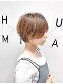 大人ハンサムショート20代30代40代50代オリーブグレージュ